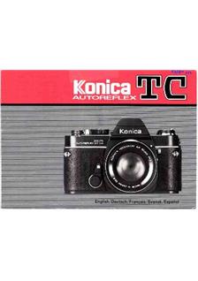 Konica AutoReflex TC manual. Camera Instructions.